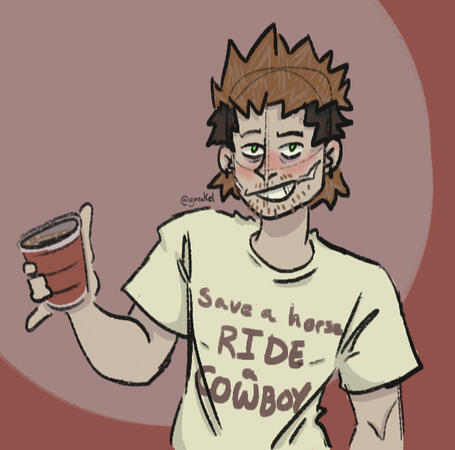 Scratch doodle, Modern AU